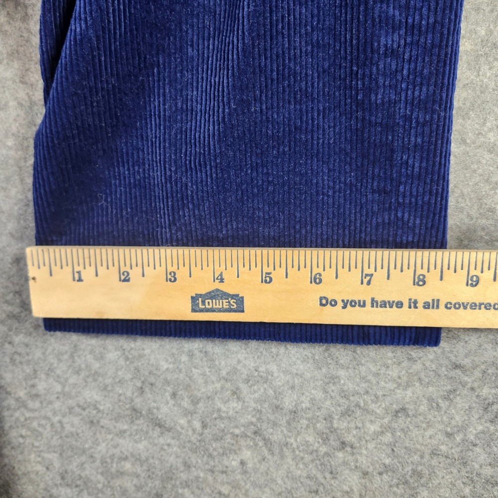VTG Polo Ralph Lauren Men Royal Blue Corduroy Pants Classic Fit 36x30 Rare Y2K - Picture 6 of 16